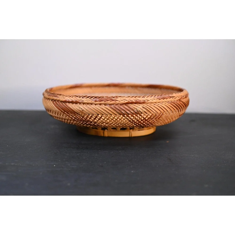 Vintage Two Toned Basket